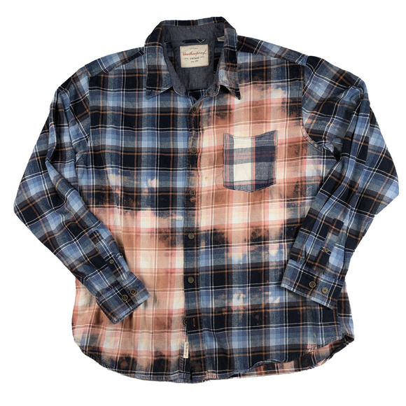 Refreshed - Original Weatherproof Vintage Flannel Upcycled with Pink Floyd - Picture 2 of 5